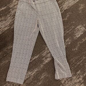 Liverpool Gray Patterned Trousers